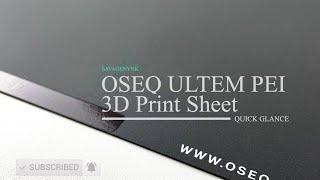 Quick Review - OSEQ ULTEM PEI 3D Print Sheet Review