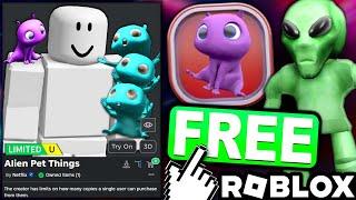 EASY FREE UGC LIMITEDS! HOW TO GET Flink Shoulder Pet & Stack O' Flinks! (ROBLOX Netflix Nextworld)