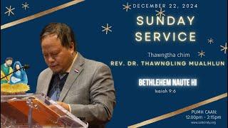 Sunday Service December 22, 2024