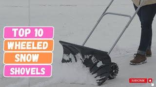 Top 10  Best  Snow Shovels Pusher with Wheeled Review 2024 |  Well! Must Watch Before Buying! |