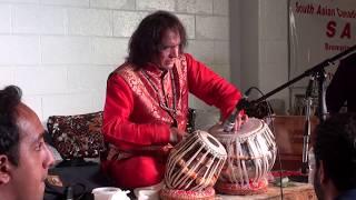 Tari Khan Saheb Tabla Solo with Ghulam Ali Saheb in the audience