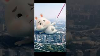 Super Cute Fat Rabbit  #viral #cute