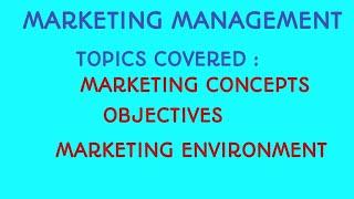 Marketing Management| Core Concepts|Marketing Environment|Malayalam Explanation