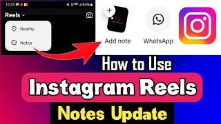 Instagram Reels Notes Feature | How to Use Instagram Reels Notes | Tamil rek