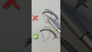 how to draw anime eye's /#art#eyes#animeart#dra #drawing#shorts