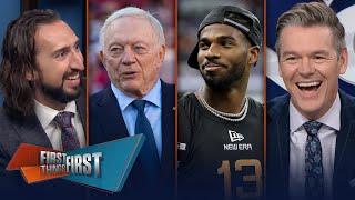 No Huddle: Jerry Jones stalls in Free Agency & Is Shedeur really a No. 1 pick? | FIRST THINGS FIRST