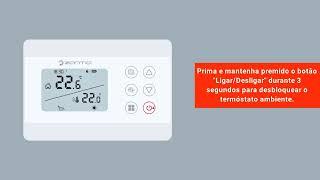 Cronotermostato Digital Touch ZANTIA T30S (Instalação e Utilização)