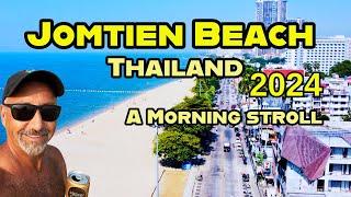 Thailand 4K - Jomtien Beach Walking Tour