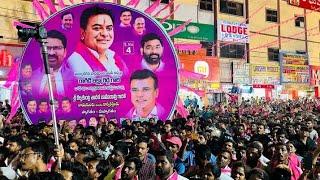 KTR ROAD SHOW AT SHAPUR NAGAR #ktr #ragidilaxmareddy #kpvivekanand