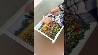Маковое поле. Картина маслом. Залипательное видео