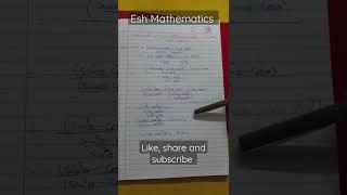 Trigonometric functions| Esh Mathematics