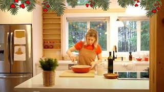 CHRISTMAS DECORATING IDEAS | making crystallized pine branches, tidy up, homemaking