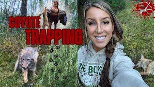 COYOTE TRAPPING! | TRAP QUEEN: LIFE ON THE LINE