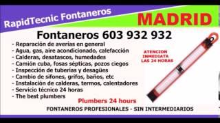 FONTANEROS LAS ÁGUILAS, MADRID 603 932 932