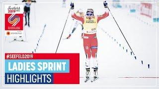 Falla storms to gold | Seefeld | Ladies' Sprint | FIS Nordic World Ski Championships