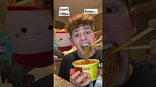 I ate squishmallow foods for the entire day! #shorts #funny #challenge