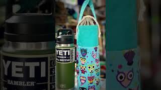 Túi giữ nhiệt Xanh lam Cú mèo tiện ích và thời trang, đựng vừa bình ly giữ nhiệt dưới 900ml