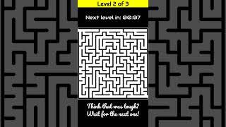 Can You Solve These 3 Maze Puzzles?  Quick Brain Game!