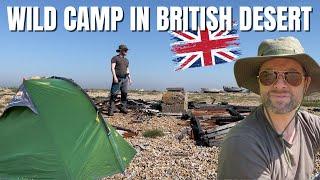 WILD CAMP in the UK’s Only Desert | Helm Compact 1 Tent