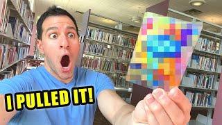 I PULLED IT IN THE LIBRARY! Pokemon Cards Opening