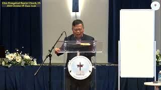 Rev. Dr. Gordon Za Thio (CEBC, IN) Bupi Crusade Zaan 1nak 2024 October 09