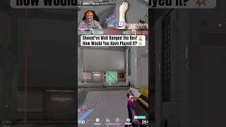Should’ve Wall Banged the Box! ‍️ How Would You Have Played It?  | #Valorant clips shorts
