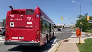 TTC 45B Kipling New Flyer #7287 Short Ride | OG Diesel Era Ends 7/26/2024