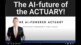 Actuarial Science in the Age of AI: What You Need to Know!