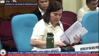 VP Sara Duterte faces House to defend OVP's proposed 2025 budget