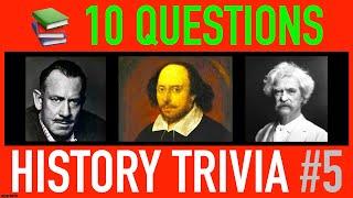 HISTORY TRIVIA QUIZ #5 - 10 Language and Literature Trivia Questions and Answers | Pub Quiz