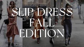 19+ FALL MUST TRY ELEGANT SLIP DRESS OUTFITS