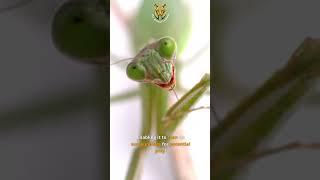 Praying Mantis 180° Head Rotation | The Animal Explorer #shorts