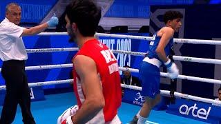 R64 (57KG)  RUSTAMOV UMID (AZE) vs SAMGHOULI SOULAIMANE (MAR) | IBA World Boxing Championships 2023