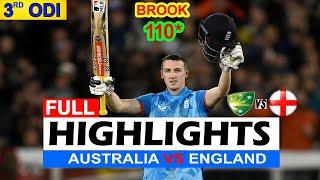 FULL HIGHLIGHTS | ENGLAND VS AUSTRALIA 3RD ODI 2024 Match Highlights | AUS VS ENG FULL Highlights