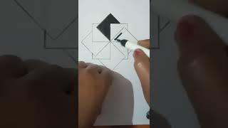 easy 3D drawing #drawing #creativity #easy #3d