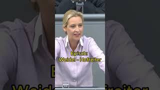Episch: Weidel vs. Hofreiter #aliceweidel #hofreiter