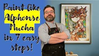 Paint like Alphonse Mucha in 7 easy steps!