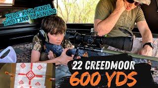 Kids' Long Range Shooting Training- 600 yds with the 22 Creedmoor!!!