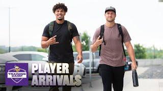 Vikings Players Arrive for 2024 Training Camp