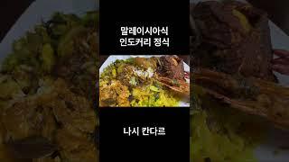 말레이시아 페낭 여행 나시 칸다르 플레인난 인도커리 개꿀맛 말레이시아 백반 카레백반