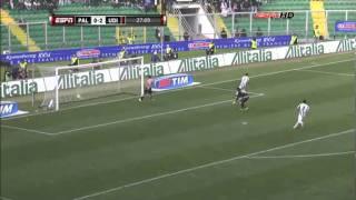 US Palermo vs. Udinese Calcio 0-7 Gol bicicleta de Alexis Sánchez (0-3)