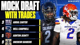 2025 NFL Mock Draft: Bears TRADE UP to get franchise RB, Saints get QB at No. 9
