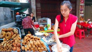 Girl With Incredible Skills! Super Speed Donut Making Master and Youtiao Chinese Donuts