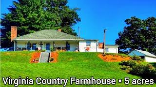 Virginia Farmhouse For Sale | $199k| Virginia Country Living | Virginia Real Estate For Sale |5 acre