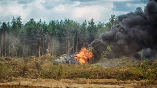 Авария вертолёта на авиашоу в Дубровичах 災害 ヘリコプター墜落