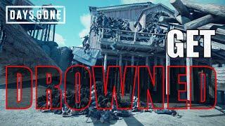 DAYS GONE - Drowning the Old Sawmill Horde