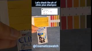 Comment next ph you wanna see clinic plus shampoo ph test #phtest#clinicplusshampoo#cosmeticswatch