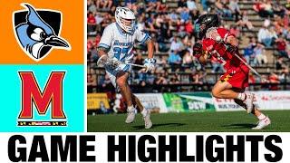 #3 Johns Hopkins vs #5 Maryland Lacrosse Highlights | 2024 College Lacrosse | NCAA Lacrosse