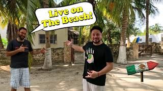 Tour of 3 Mexican Beach Properties on Yucatan Coast  Living in Telchac Puerto