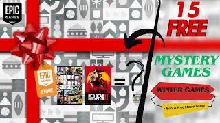 Epic Games 15 Mystery Games 2024 | GTA 5 or RDR2 Free? | How to Claim From Epic Games Store.